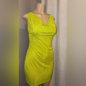 Vibrant Yellow Sleeveless Dress